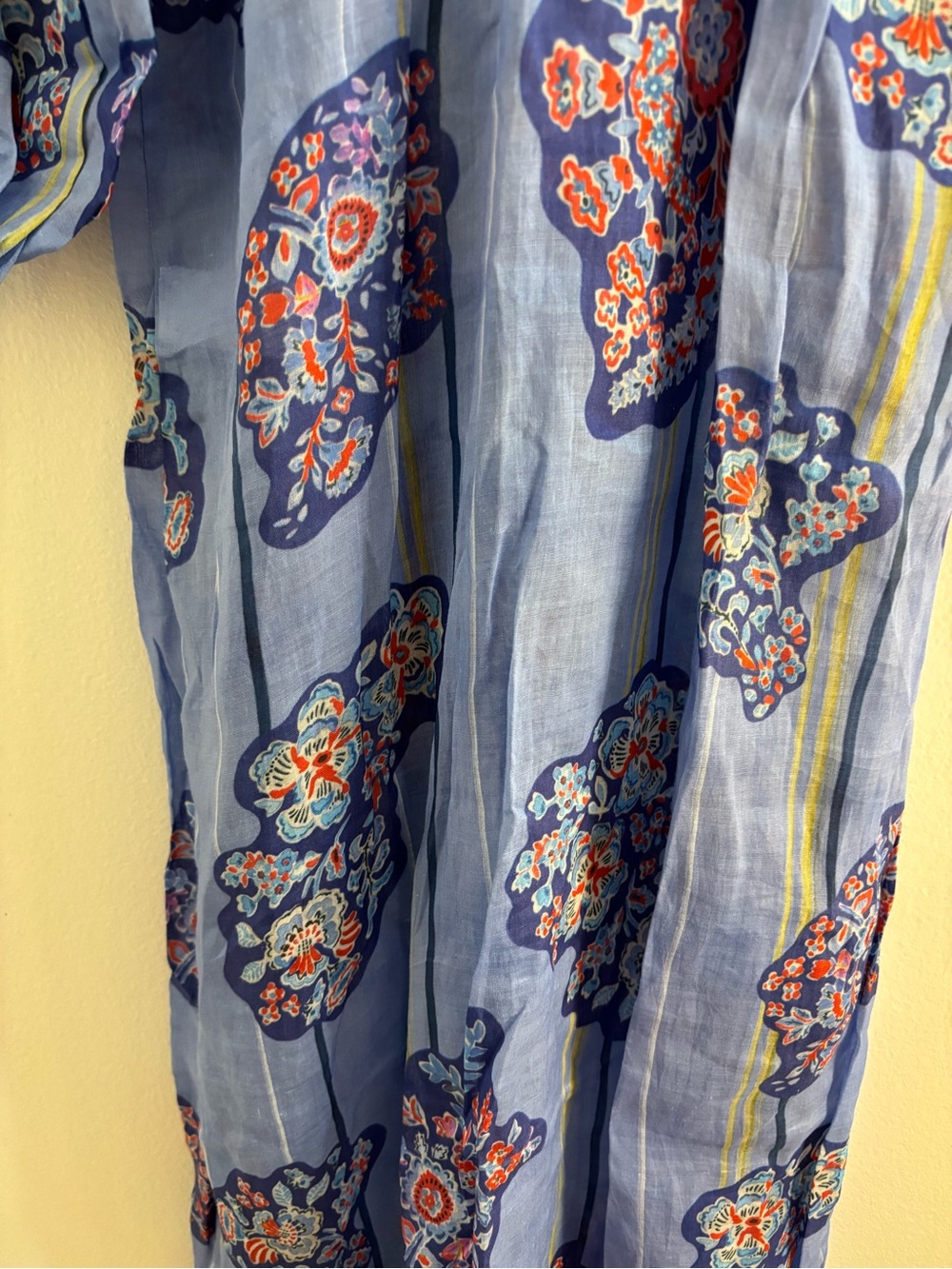 Zara ZW Collection Printed Ramie Tunic Dress, Size XS - Picture 12 of 16